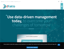 Tablet Screenshot of dfakto.com